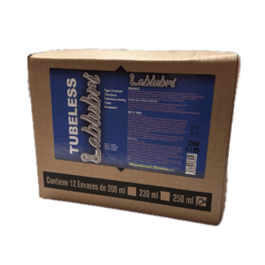 Caja-12u_Tubeless250ml Lablubri SIN AMONIACO